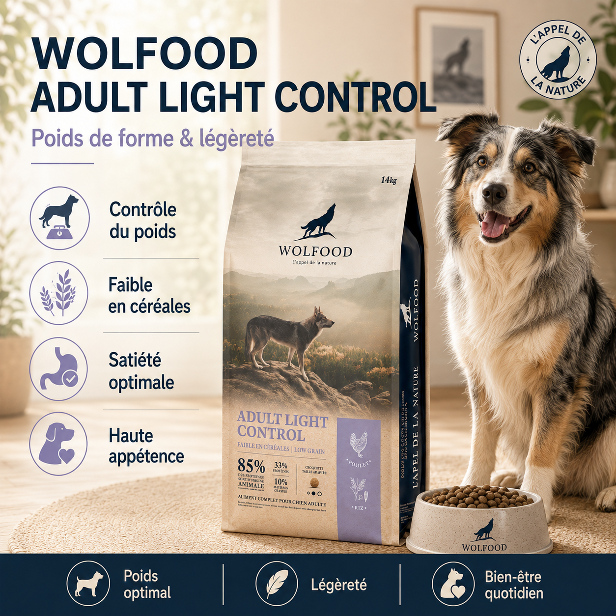 Wolfood - Adulte Light Control