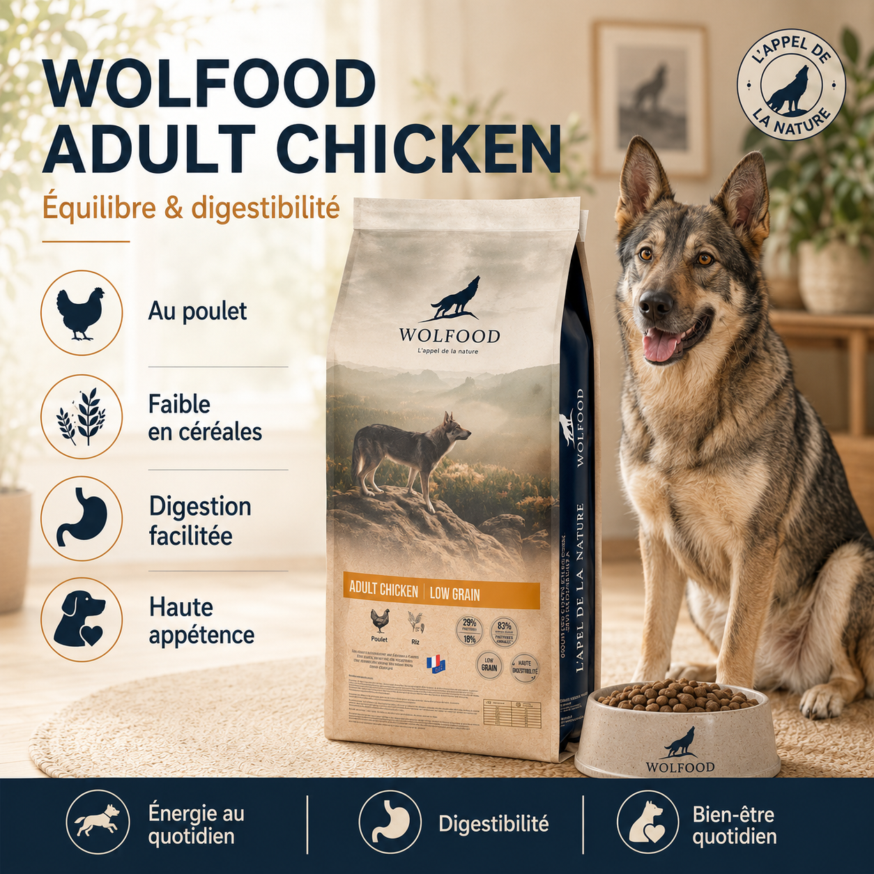 Wolfood - Adulte Poulet