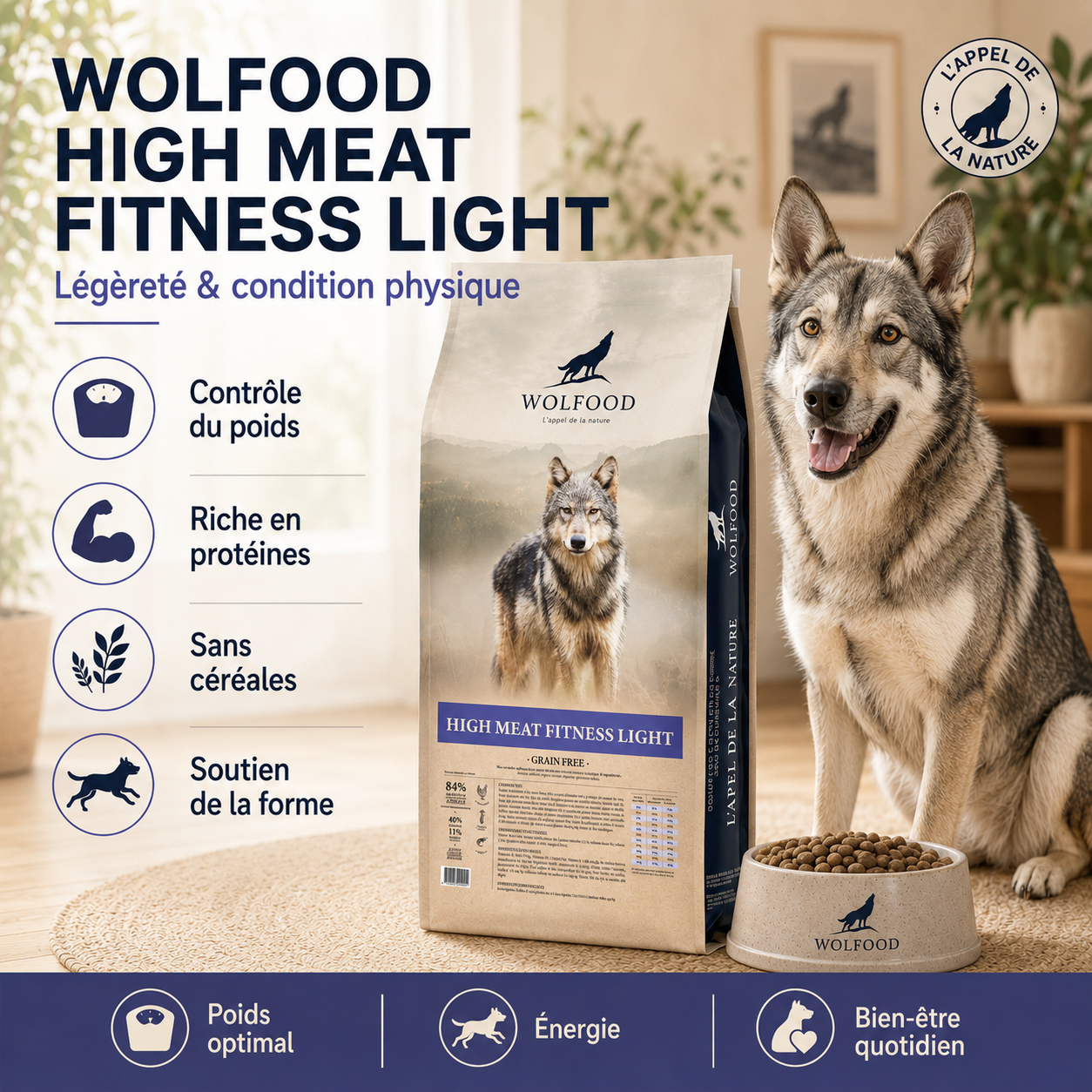 Wolfood - High Meat Fitness Light