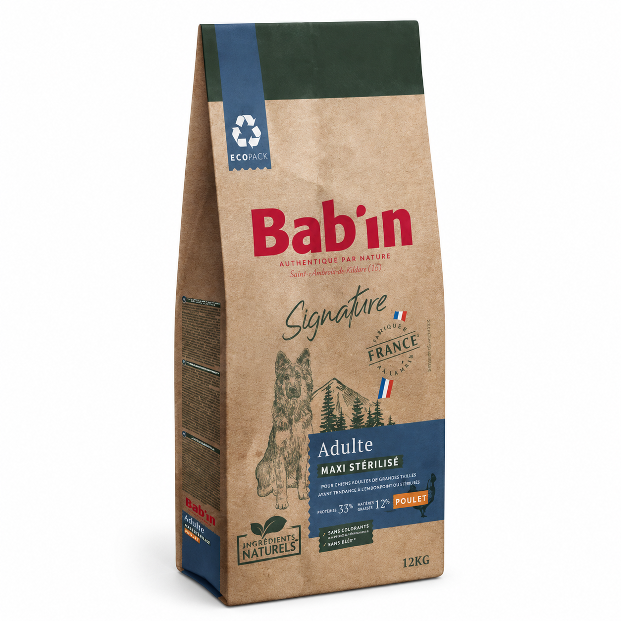 Babin - Maxi Stérilisé Poulet - 12kg