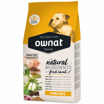 Ownat - Classic Agneau & Riz - 20kg
