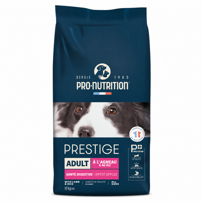 Pro Nutrition - Prestige Adulte Agneau Exigent - 12kg